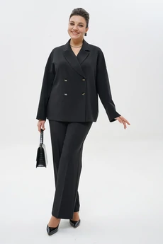 Костюм брючный 2437 черный ALANI