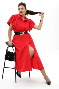 Платье 2445 красный ALANI