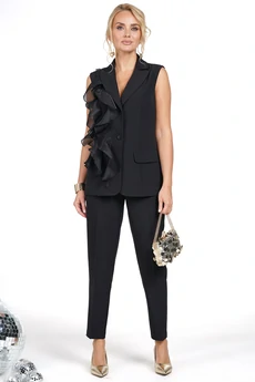 Костюм брючный 2478 черный ALANI