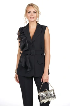 Костюм брючный 2478 черный ALANI