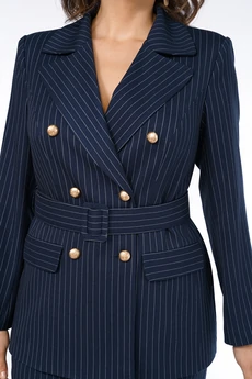 Костюм брючный 2486 синия полоска ALANI