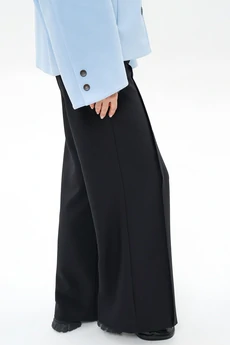 Костюм брючный 2487 голубой+черный ALANI