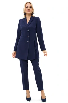 Костюм брючный 2488 синий ALANI