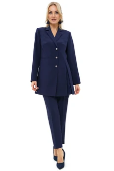 Костюм брючный 2488 синий ALANI