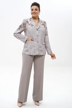 Костюм брючный 2492 серый ALANI