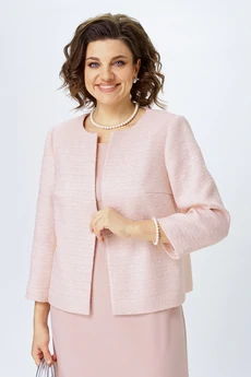 Костюм с платьем 2415 пудра ALANI