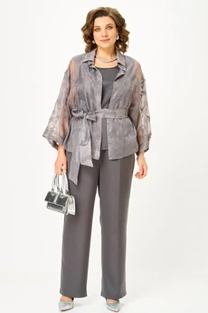 Костюм брючный 2517 серый ALANI