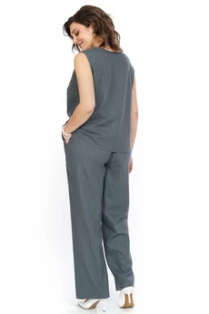 Костюм брючный 2521 серый ALANI