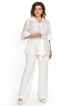 Костюм брючный 2528 молоко ALANI