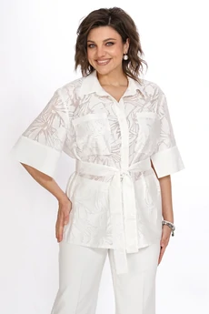 Костюм брючный 2528 молоко ALANI