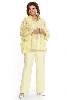 Костюм брючный 2530 желтый ALANI