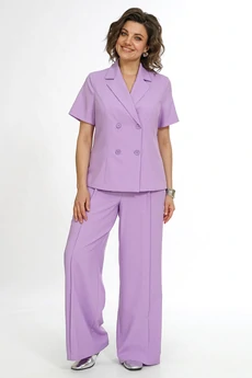 Костюм брючный 2561 лаванда ALANI