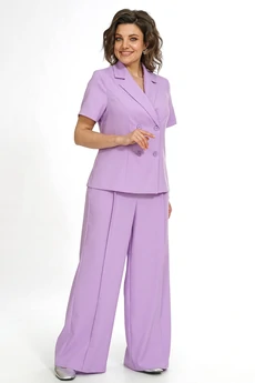 Костюм брючный 2561 лаванда ALANI