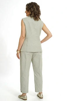 Костюм брючный 2562 олива ALANI