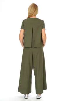 Костюм брючный 2566 олива ALANI