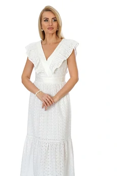 Платье 2573 белый ALANI
