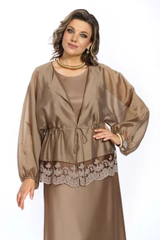 Костюм с платьем 2668 золото ALANI