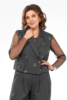 Костюм брючный 2670 графит ALANI