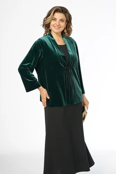 Костюм с платьем 2674 зеленый ALANI