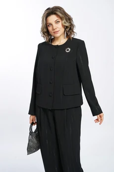 Костюм брючный 2681 черный ALANI