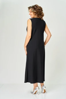 Костюм с платьем 2692 белый + черный ALANI