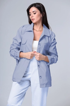 Куртка 1004 голубой ALEZA