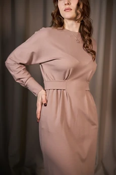 Платье 3008 бежевый ALIN