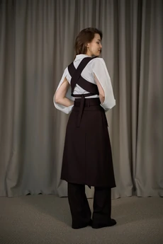 Костюм брючный 6006 шоколад ALIN