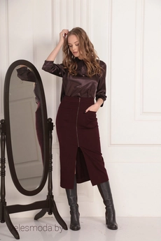 Юбка 3088 вино Amori