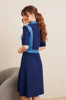 Платье 1000 синий Amori