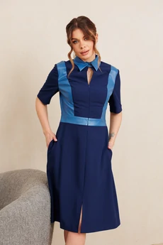 Платье 1000 синий Amori