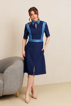 Платье 1000 синий Amori