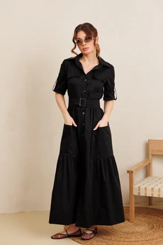 Платье 1004 черный Amori