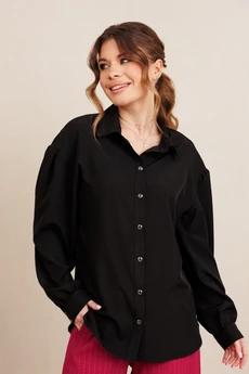 Блузка 6500 черный Amori