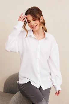 Блузка 6502 белый Amori