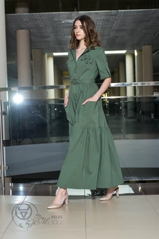 Платье 9375 хаки Amori