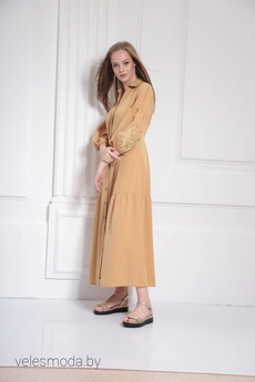 Платье 9485 горчица Amori