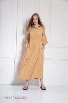 Платье 9485 горчица Amori