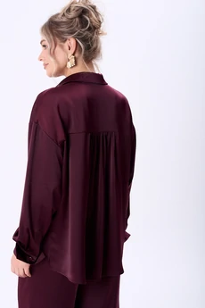 Костюм брючный 1089 винный AMUAR