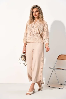 Костюм брючный 1118 бежевый AMUAR