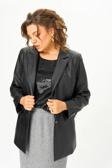 Жакет 4019-25 черный ANDINA CITY