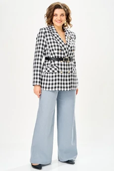 Брюки 2033-26 голубой ANDINA CITY