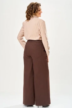 Брюки 2033-26 коричневый ANDINA CITY