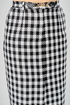 Юбка 1026-26 черный + белый ANDINA CITY