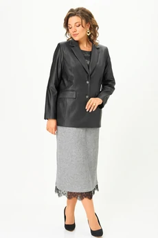 Жакет 4019-25 черный ANDINA CITY