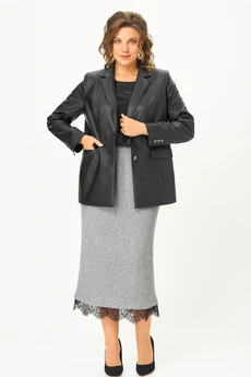 Жакет 4019-25 черный ANDINA CITY