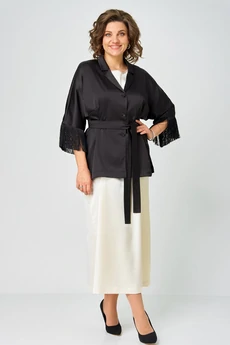 Блузка 5050-25 черный ANDINA CITY