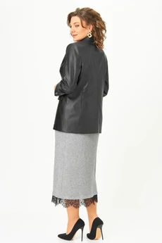 Жакет 4019-25 черный ANDINA CITY