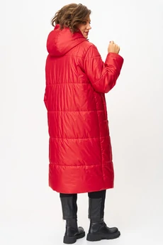 Пальто 7013-24 красный ANDINA CITY