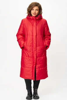 Пальто 7013-24 красный ANDINA CITY